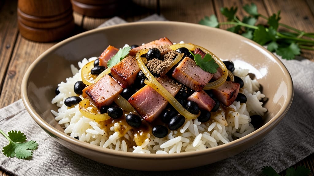 Black Beans, Ham, and Rice Recipe: One-Pot Smoky Cumin Harmony