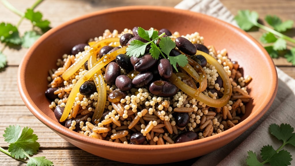 Brown Rice Quinoa Beans Recipe: Protein-Packed Power Bowl in One Pot