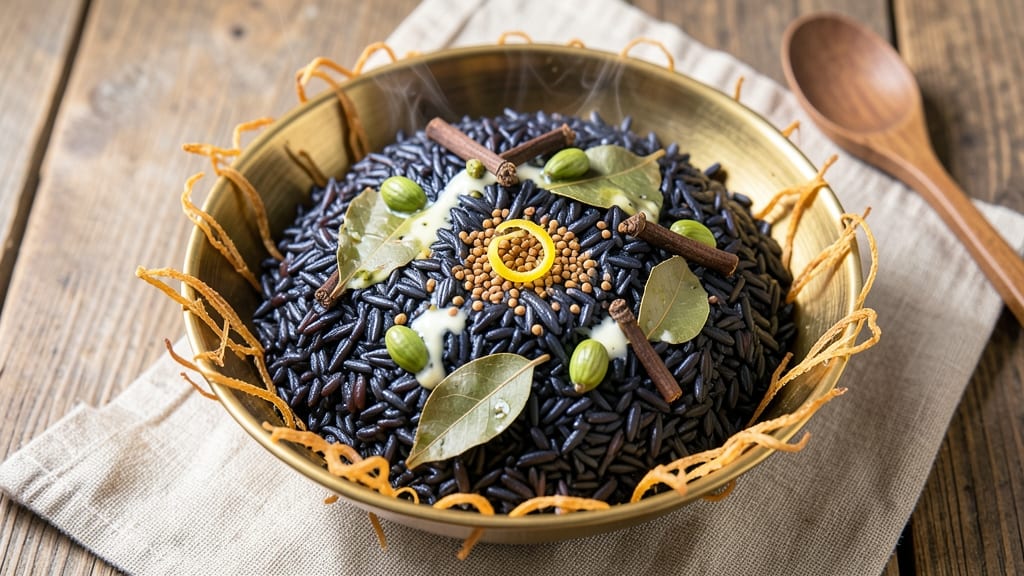 Black Rice Indian Recipe: Deep Purple Grains With Fragrant Spices