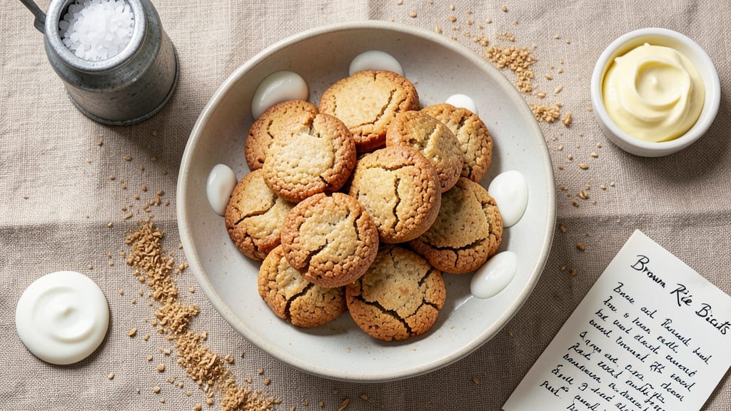 Brown Rice Biscuits Recipe: Golden Crunch With Buttery Flavor Layers