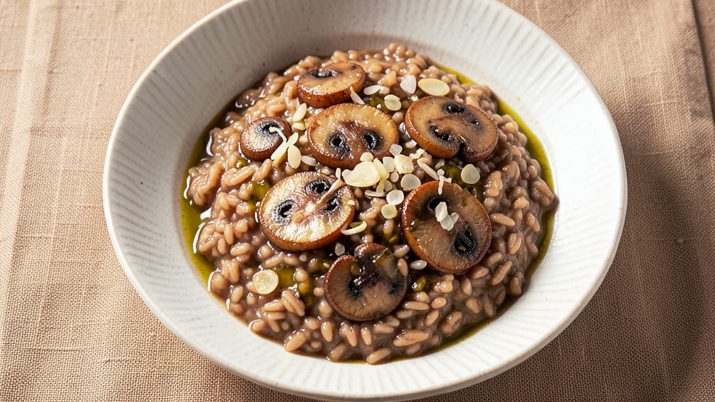 Brown Rice Mushroom Risotto Recipe: Umami-Rich Creaminess Without Heavy Cream
