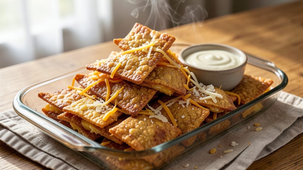 Cheese Crisps With Rice Krispies Recipe: Buttery Crunch That Shatters in Seconds