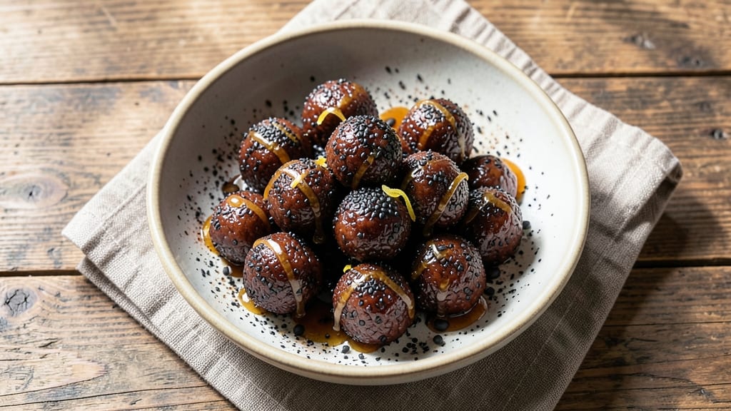 Black Sesame Glutinous Rice Balls Recipe: Nutty-Sweet Bites Steamed to Silky Perfection