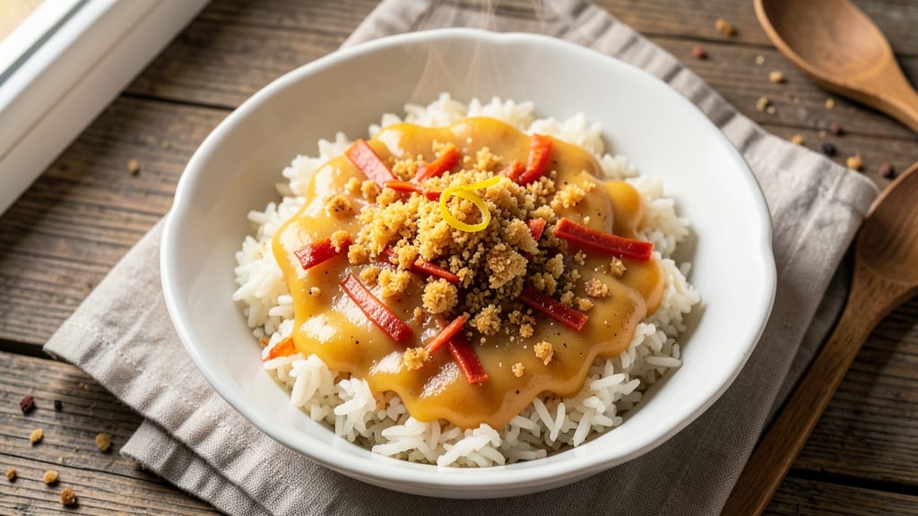 Cheesy Leftover Rice Recipe: One-Pan Melting Pot of Crispy Breadcrumbs and Creamy Cheese