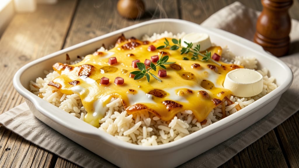 Cheesy Rice Instant Pot Recipe: Crispy-Topped Melting Magic in 20 Minutes