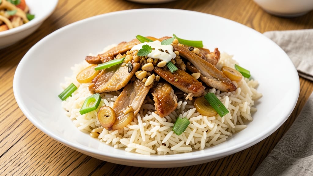 Boston Market Copycat Rice Recipe: Buttery Celery Crown Over Savory Shredded Chicken