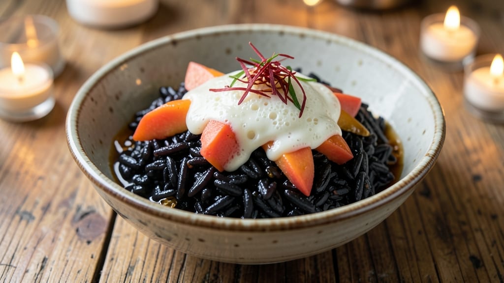 Black Sticky Rice Dessert Recipe: Glossy Coconut Pearl Magic