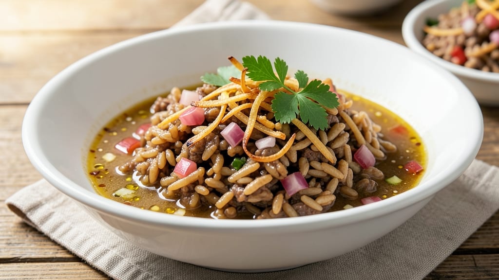 Brown Rice with Beef Broth Recipe: Deep Umami Flavor in One-Pan Simplicity