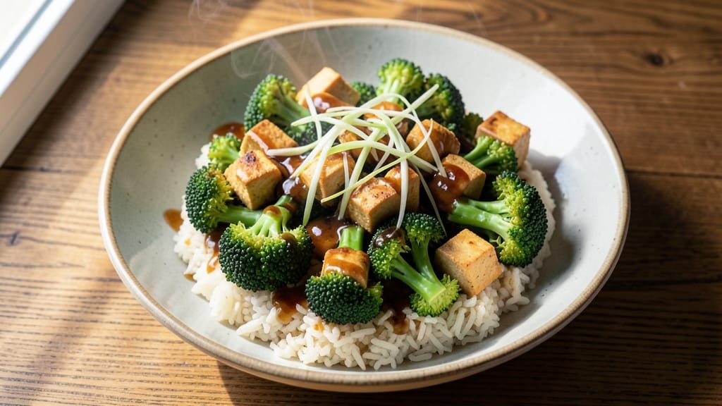 Broccoli Rice Bowl Recipe: Crispy-Topped Protein-Packed Meal in One Pan