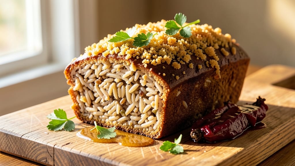Brown Rice Loaf Recipe: Savory Herb-Crusted Loaf With Nutty Depth
