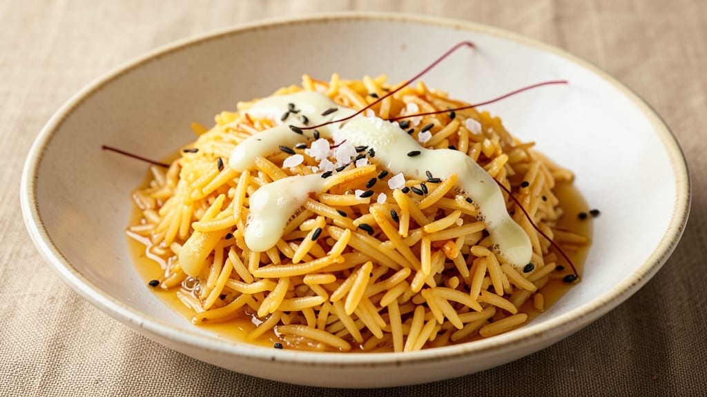 Cava Saffron Basmati Rice Recipe: Fragrant Golden Grains With Toasted Celery Crunch