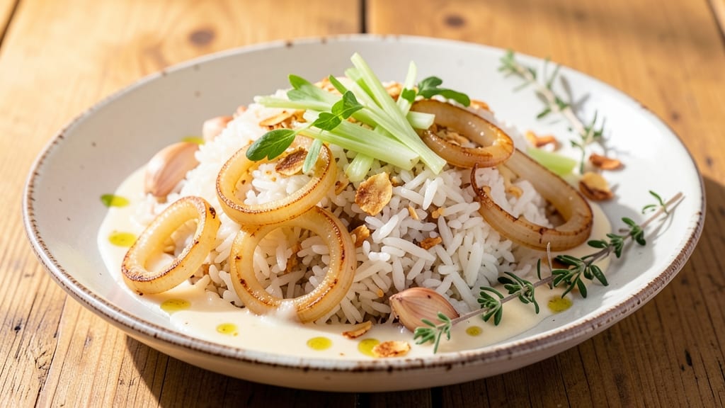 Caribbean Christmas Rice Recipe: Festive Spice Blend With Toasted Celery Crunch