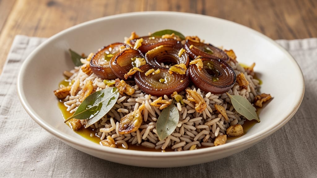 Brown Onion Rice Recipe: Sweet Caramelized Depth in One-Pan Magic