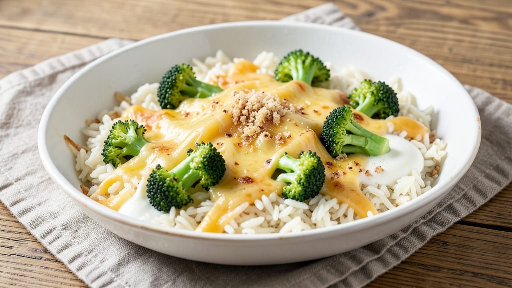 Broccoli and Cheese Rice Recipe Stovetop: Golden Crust, Melty Cheese Magic