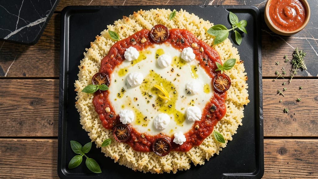 Cauliflower Rice Pizza Recipe: Crispy Crust, Melty Cheese Magic