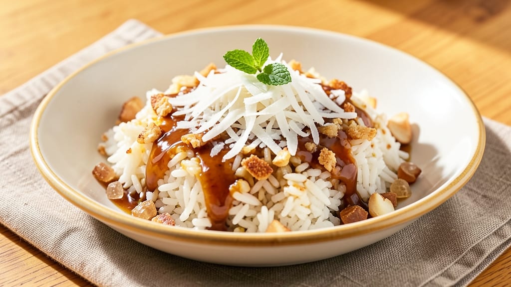 Caramel Rice Recipe: Buttery Sweet Crunch With Toasted Coconut Flavor