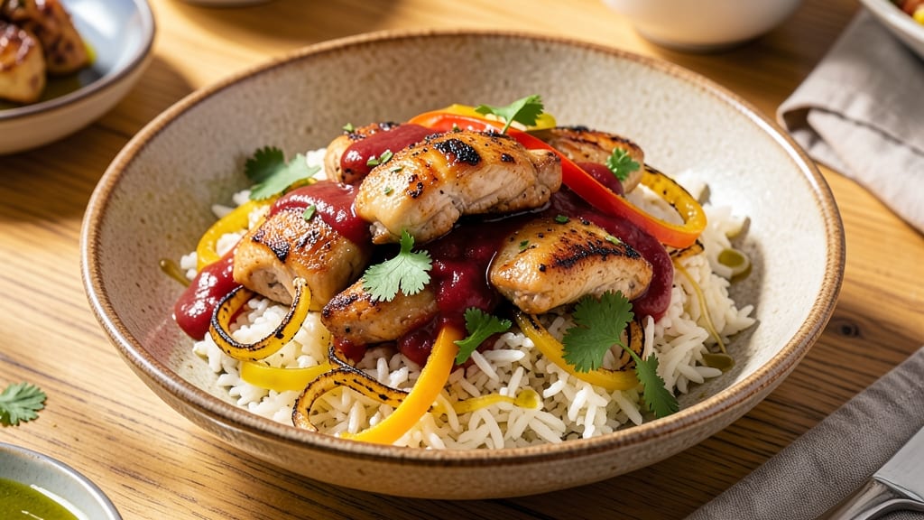 Boloco-Style Rice Recipe: Smoky Cajun Chicken and Cheese Crunch