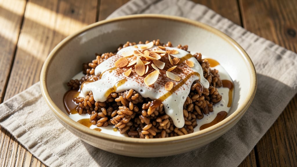 Brown Rice Cereal Recipe: Toasted Coconut and Cinnamon Crunch