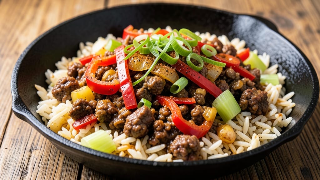 Cajun Dirty Rice Recipe Ground Beef: Spicy, Smoky One-Pan Feast in 30 Minutes