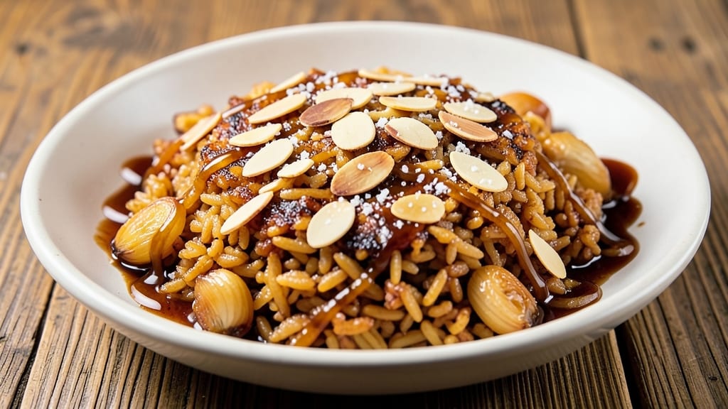 Caramelized Rice Recipe: Sweetened With Brown Butter and Toasted Almonds