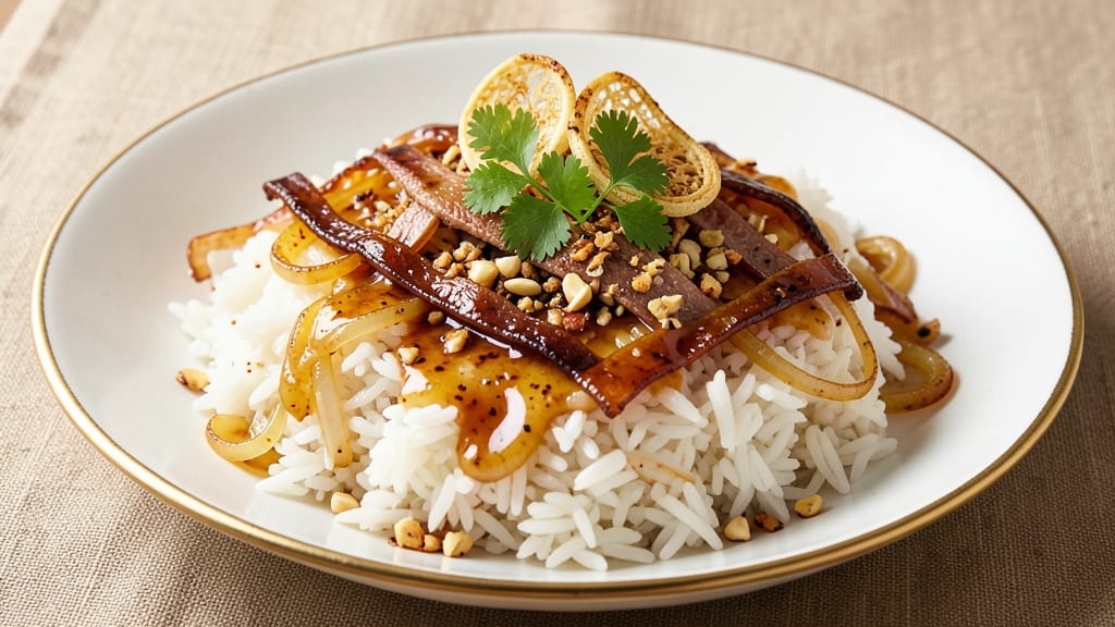 Butter Rice with Beef Consommé Recipe: Rich Broth-Infused Flavor in One Pot