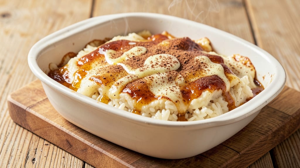 British Baked Rice Pudding Recipe: Golden Crust, Warm Spice Heart