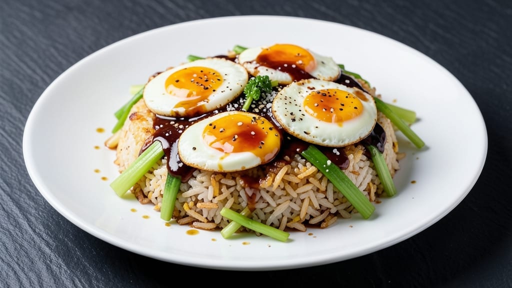 Chao Fan Rice Recipe: Fragrant Jasmine Rice With Charred Egg and Celery Crunch