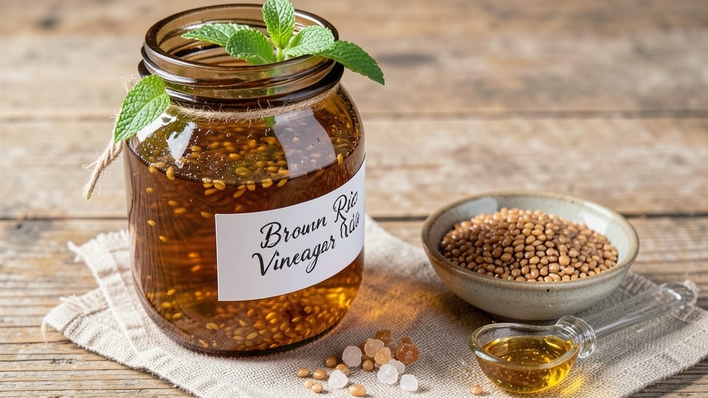Brown Rice Vinegar Recipe: Umami-Packed Fermented Condiment in 7 Days