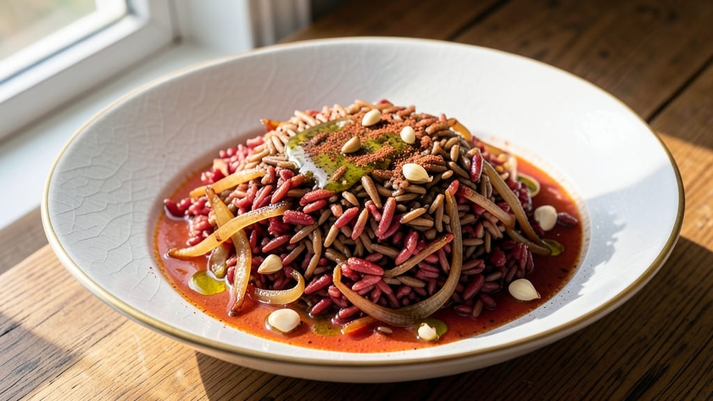 Brown and Red Rice Recipe: Smoky Tomato Gravy Over Fluffy Grains