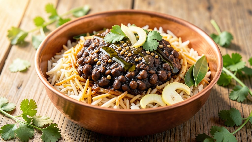 Black Urad Dal Rice Recipe in Tamil: Spiced South Indian Comfort Bowl