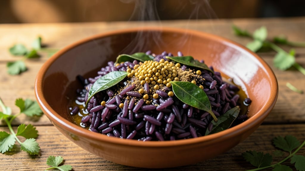 Black Rice South Indian Recipe: Fragrant One-Pot With Toasted Spice Depth