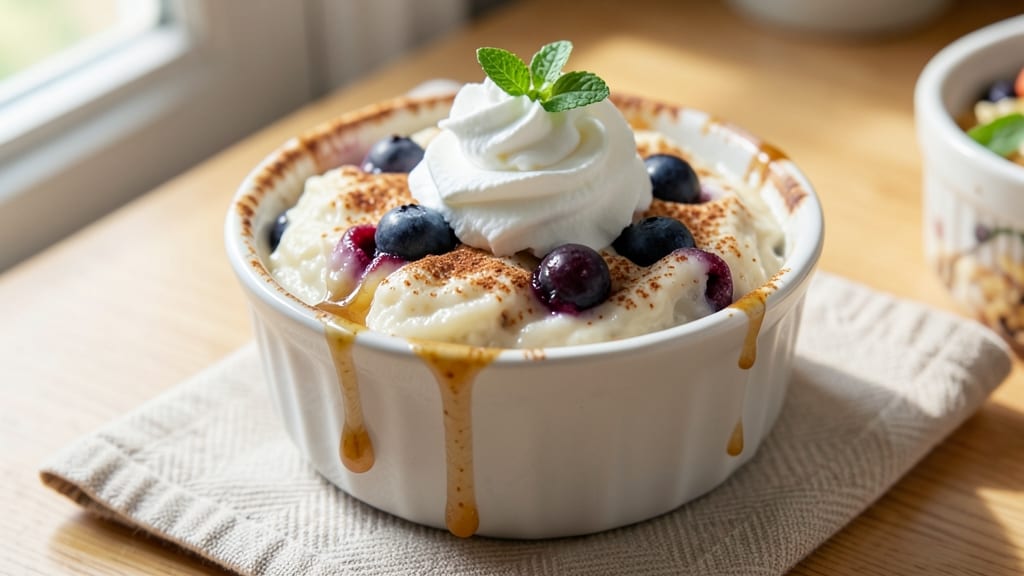 Blueberry Rice Pudding Recipe: Warm Spice and Bursting Berries