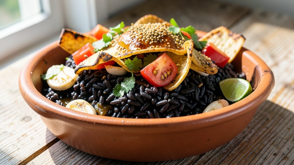 Black Rice Mexican Recipe: Smoky Cumin and Celery Crunch Fiesta Bowl