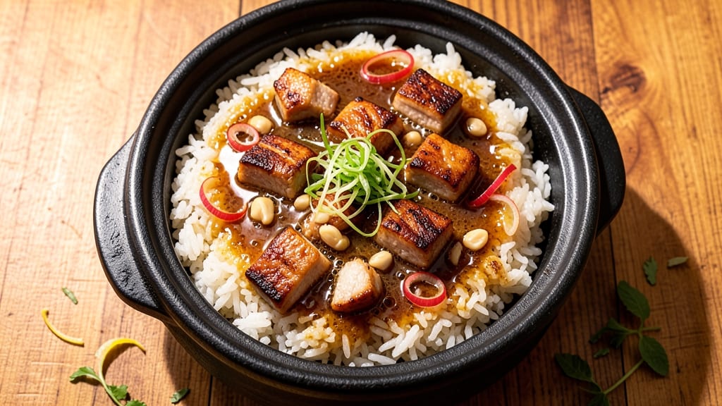 Cantonese Claypot Rice Recipe: Wok-Seared Crispy Bottom and Fragrant Steamed Top