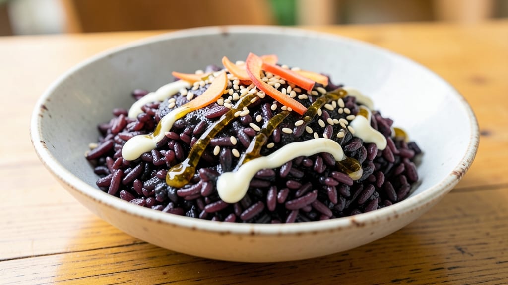 Black Rice Recipe Vegan: Deep Purple Grains with Toasted Sesame Crunch