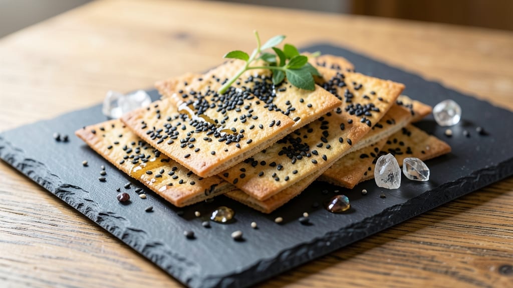 Black Sesame Rice Crackers Recipe: Nutty Crunch With Toasted Sesame Magic