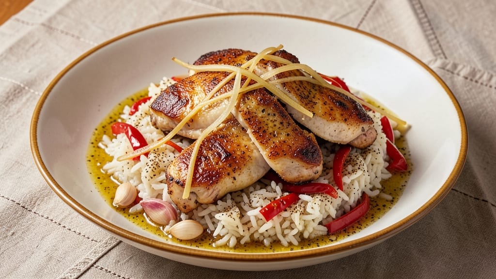 Cape Verdean Rice Recipe: Morna-Spiced Flavor With Tender Chicken and Peppers