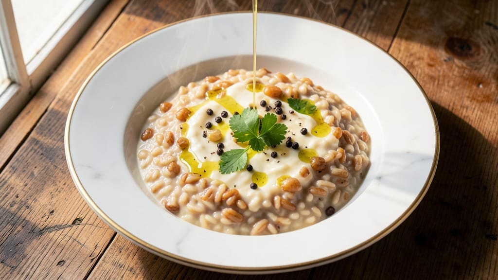 Carnaroli Rice Risotto Recipe: Creamy Velvety Texture With Toasted Arborio Crunch