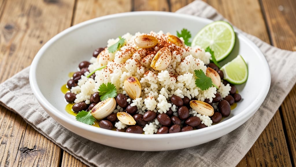 Cauliflower Rice and Beans Recipe: Savory, Low-Carb Fiesta Bowl