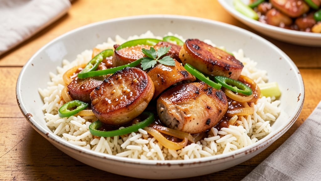 Cajun Jambalaya Rice Recipe: Smoky Sausage, Celery, and Peppers in One Pot