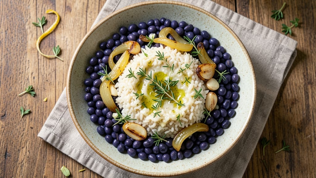 Blue Pea Rice Recipe: Earthy Purple Grains With Toasted Nutty Depth