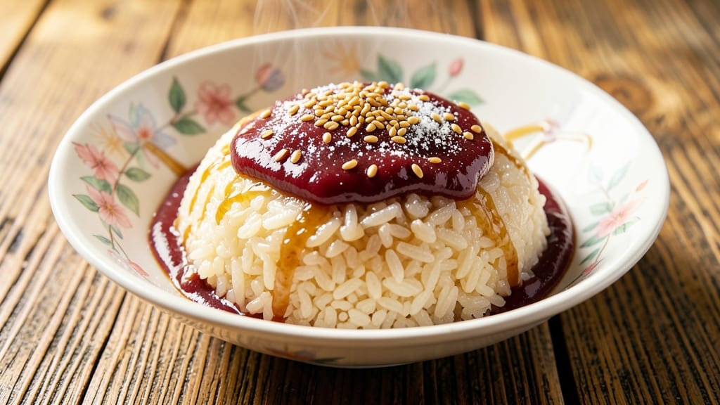 Cantonese Style Glutinous Rice Recipe: Sweet and Sticky With Toasted Sesame Crunch