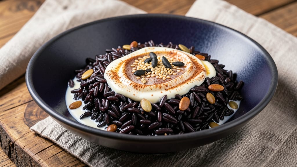 Black Rice Breakfast Recipe: Deep Purple Porridge With Nutty Depth and Toasted Seeds