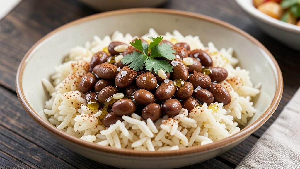 Bush's Seasoned Black Beans and Rice Recipe: Smoky Cumin and Garlic Infusion in One Pot
