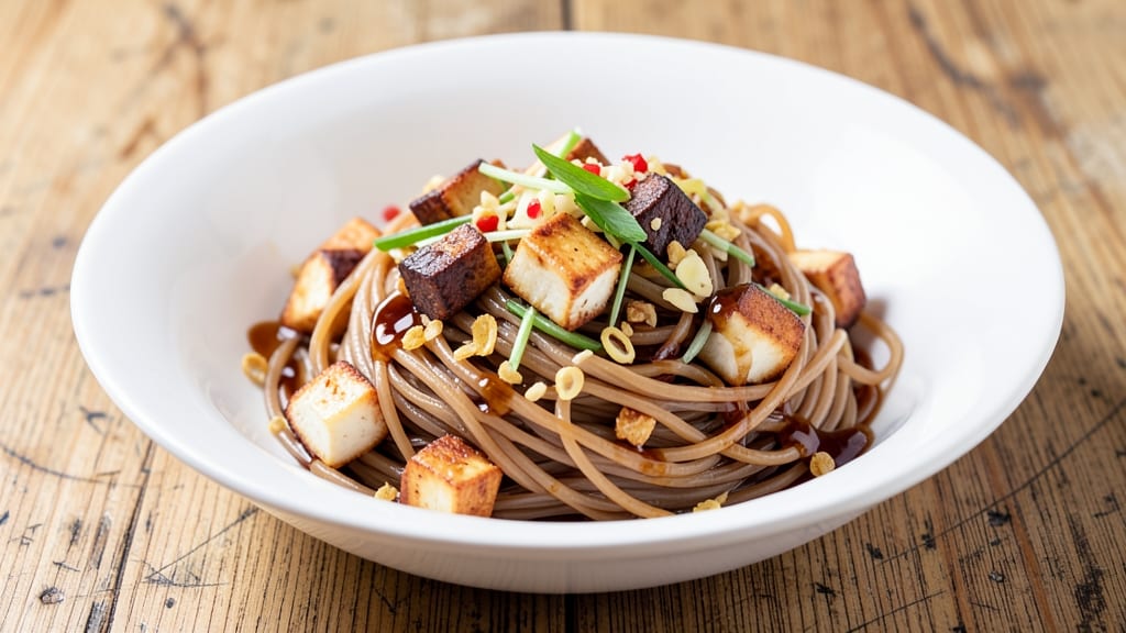 Brown Rice and Vermicelli Noodles Recipe: Wok-Tossed Fusion With Crispy Edges