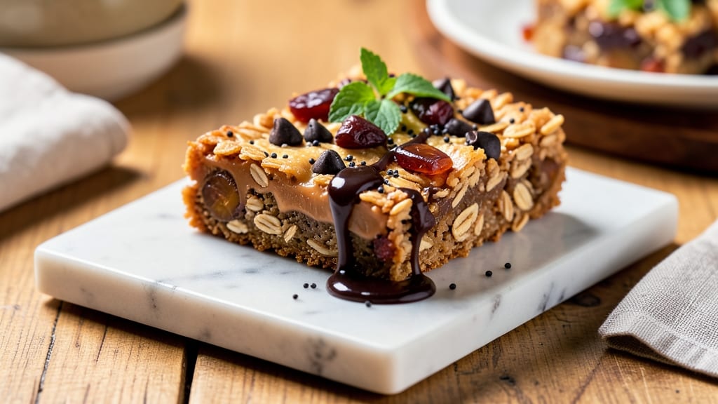 Brown Rice Protein Bars Recipe: Nutty Oats and Chocolate Chip Crunch Packed