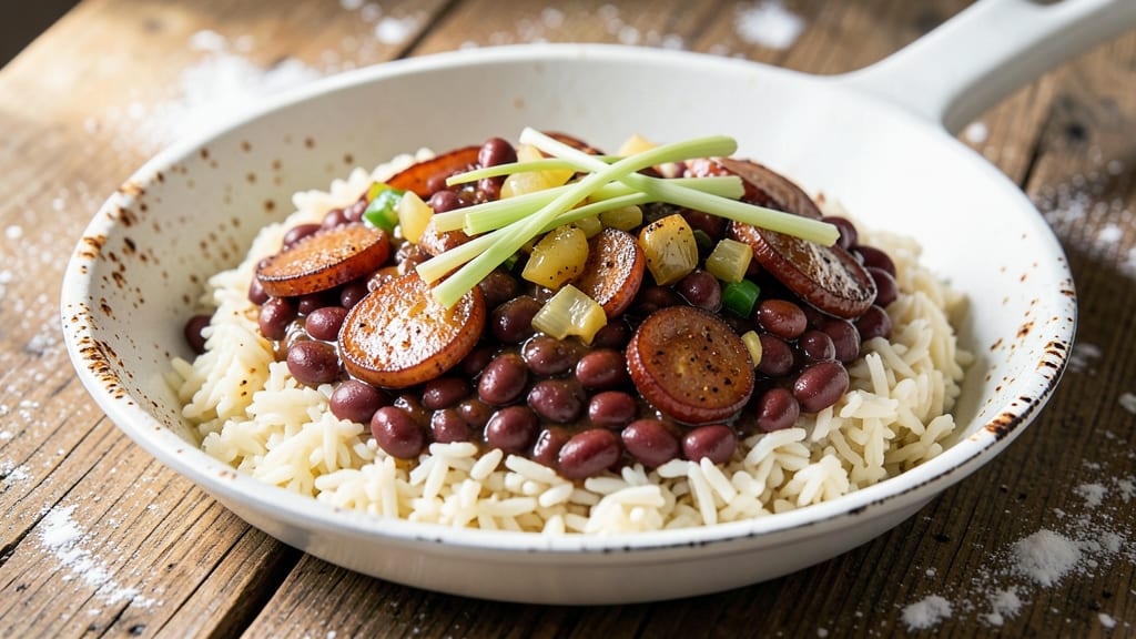 Cajun Red Beans and Rice Recipe With Canned Beans: Smoky Spice-Packed One-Pot Feast