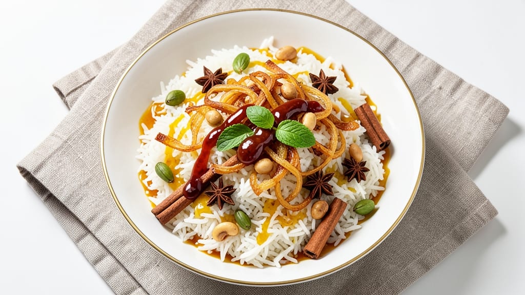 Bombay Rice Recipe: Fragrant Saffron and Toasted Spice Crunch