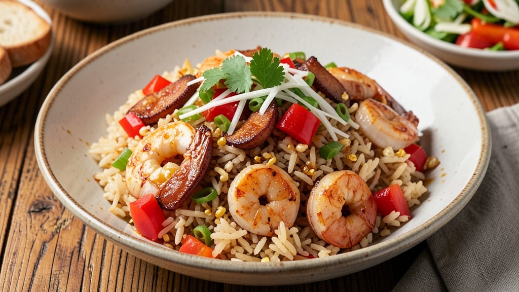 Cajun Seafood Fried Rice Recipe: Spicy Shrimp and Sausage Wok Toss