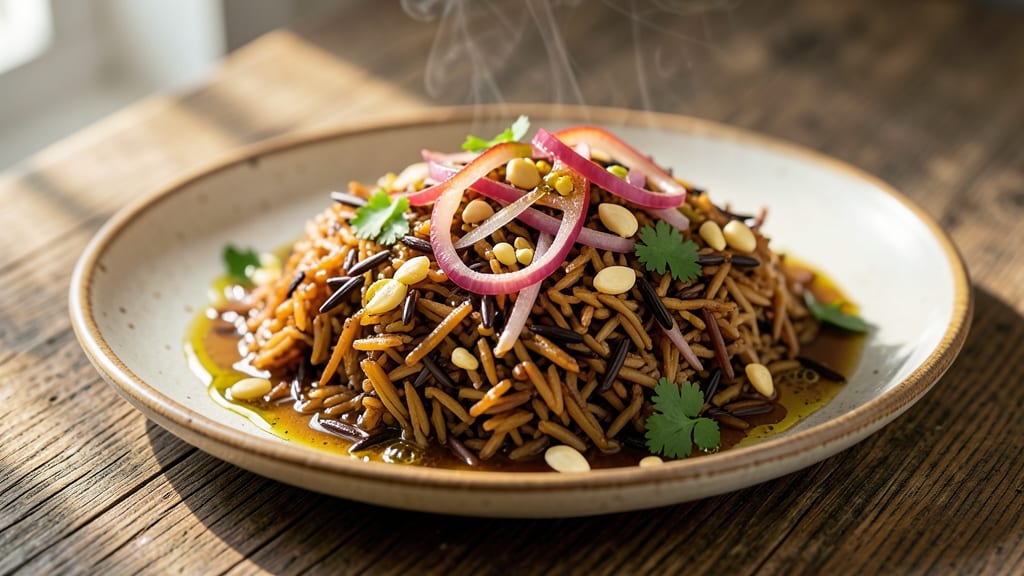 Brown Basmati and Wild Rice Recipe: Nutty-Smoky Flavor Fusion in One Pot